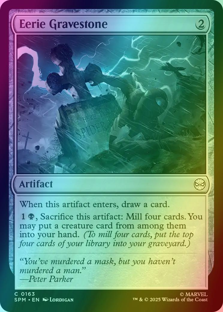 Eerie Gravestone [163] [Marvel's Spider-Man] [Foil]