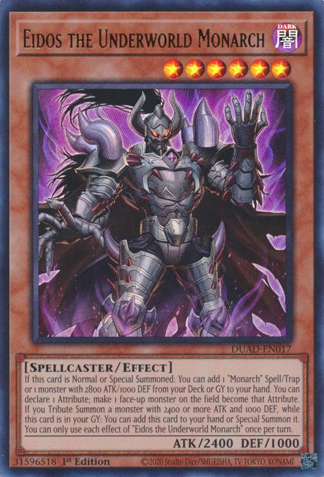 Eidos the Underworld Monarch - DUAD-EN017 - Ultra Rare - 1st Edition