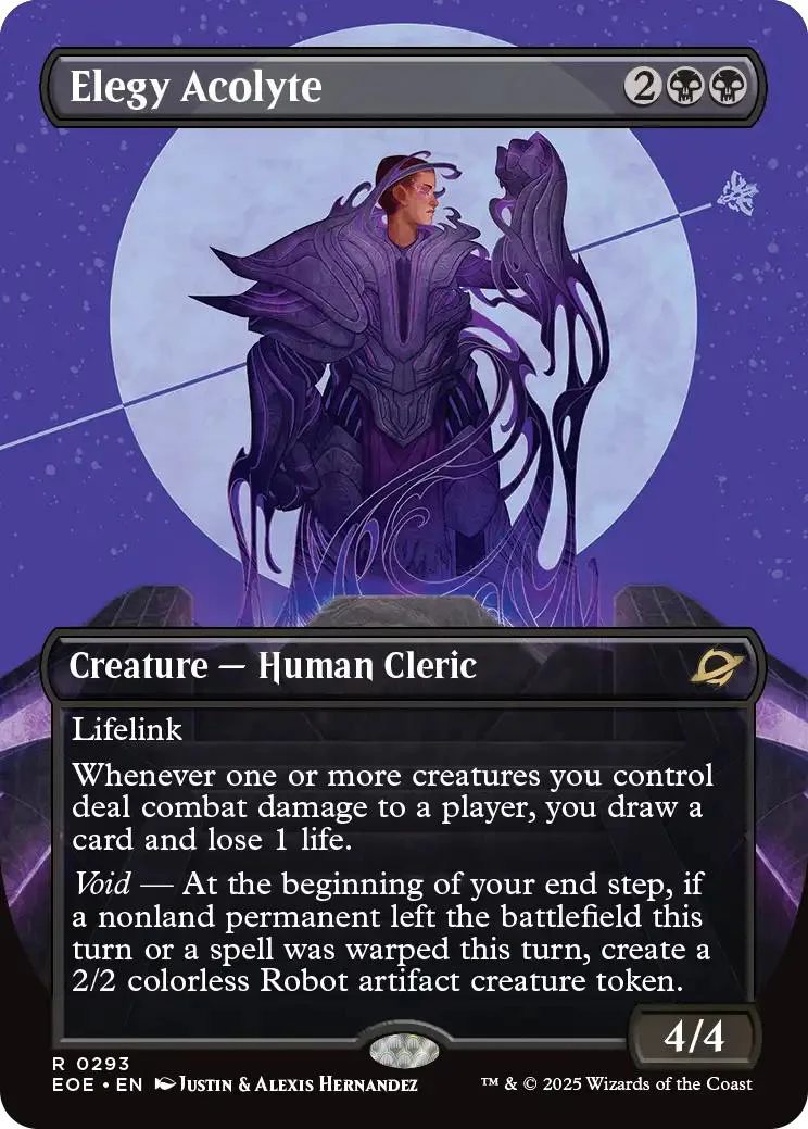 Elegy Acolyte [293] [Borderless] [Triumphant] [Edge of Eternities] [Non-Foil]