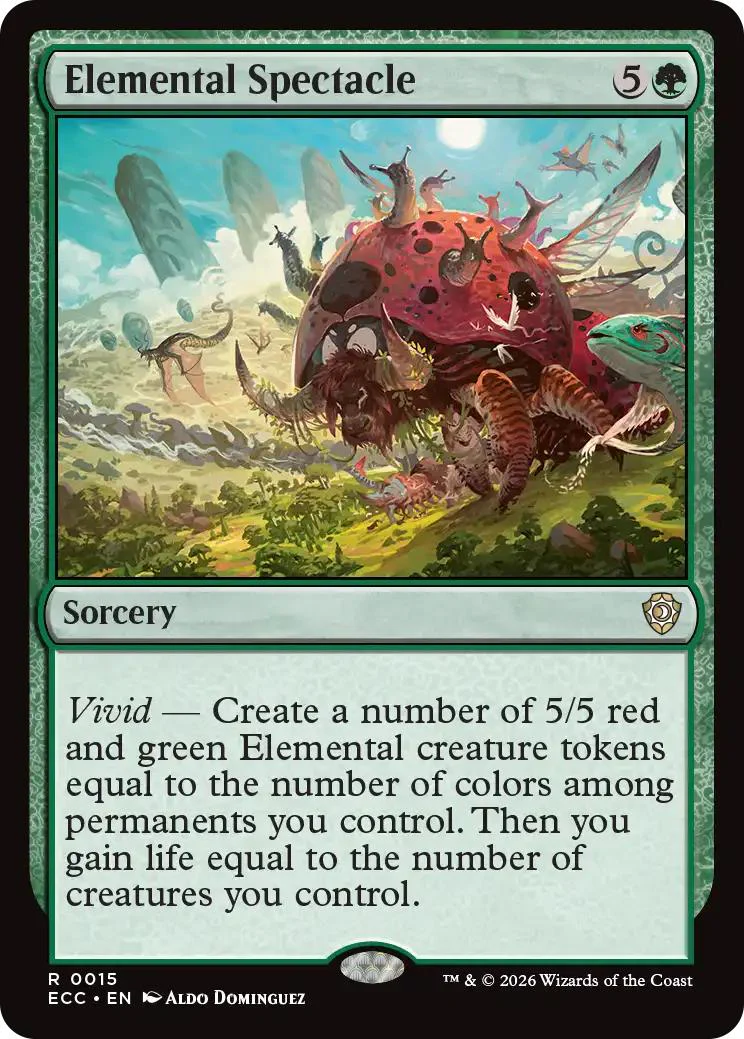 Elemental Spectacle [15] [Lorwyn Eclipsed: Commander] [Non-Foil]