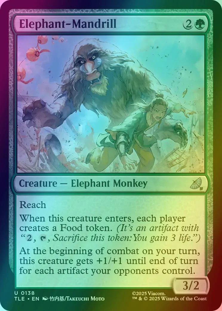 Elephant-Mandrill [138] [Avatar: The Last Airbender Eternal] [Foil]