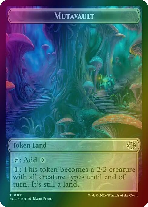 Elk Token (02) // Mutavault Token (11) [Lorwyn Eclipsed: Tokens] [Foil] - Image 2