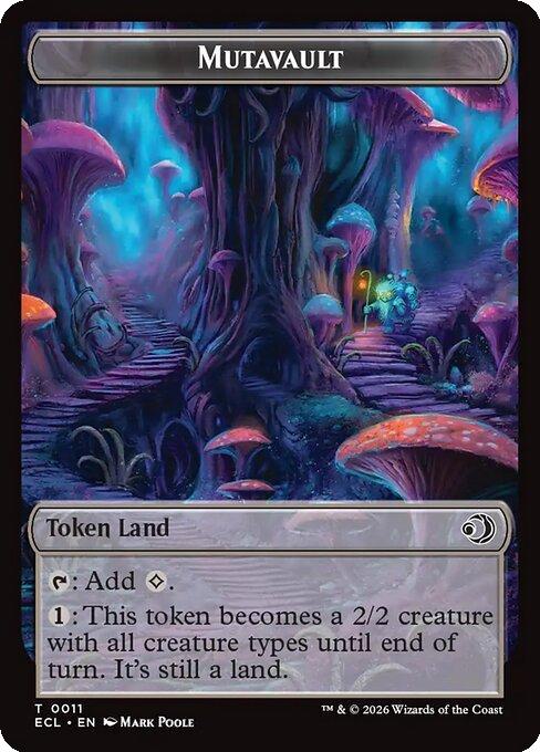 Elk Token (02) // Mutavault Token (11) [Lorwyn Eclipsed: Tokens] [Non-Foil] - Image 2