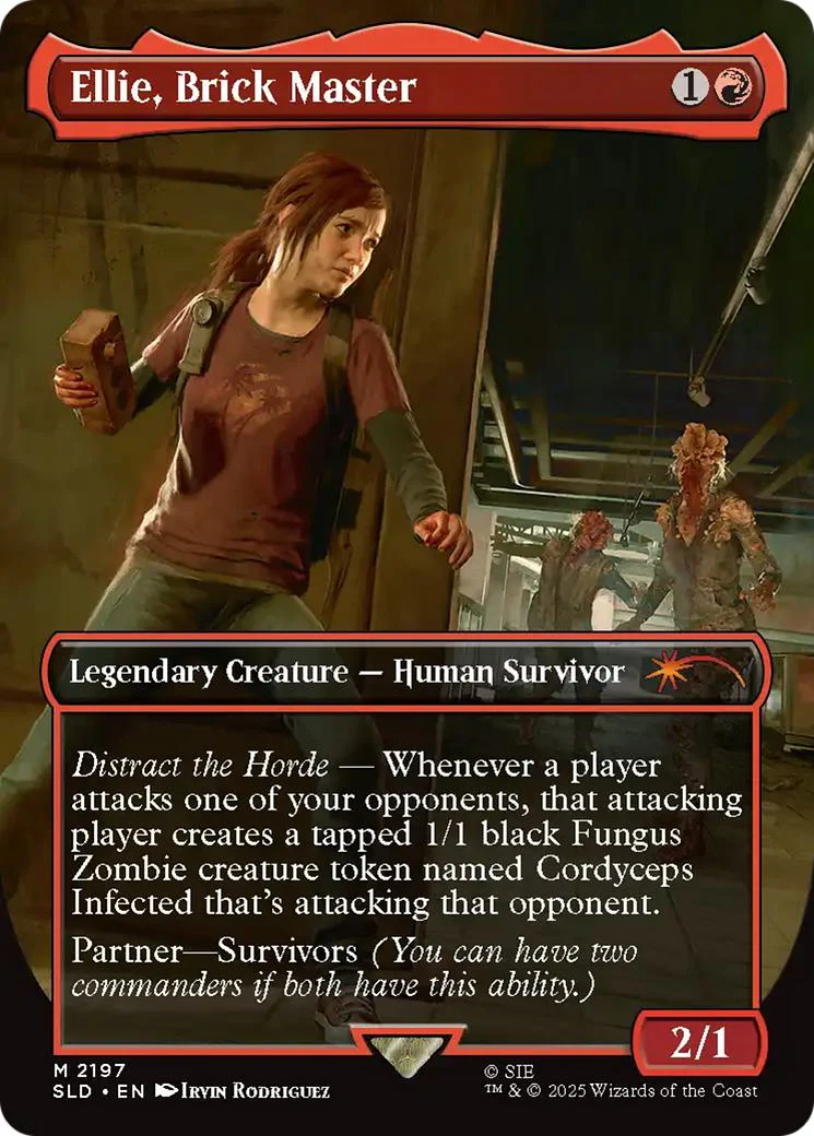 Ellie, Brick Master [2197] [Borderless] [The Last of Us Part I] [Secret Lair Drop] [Non-Foil]