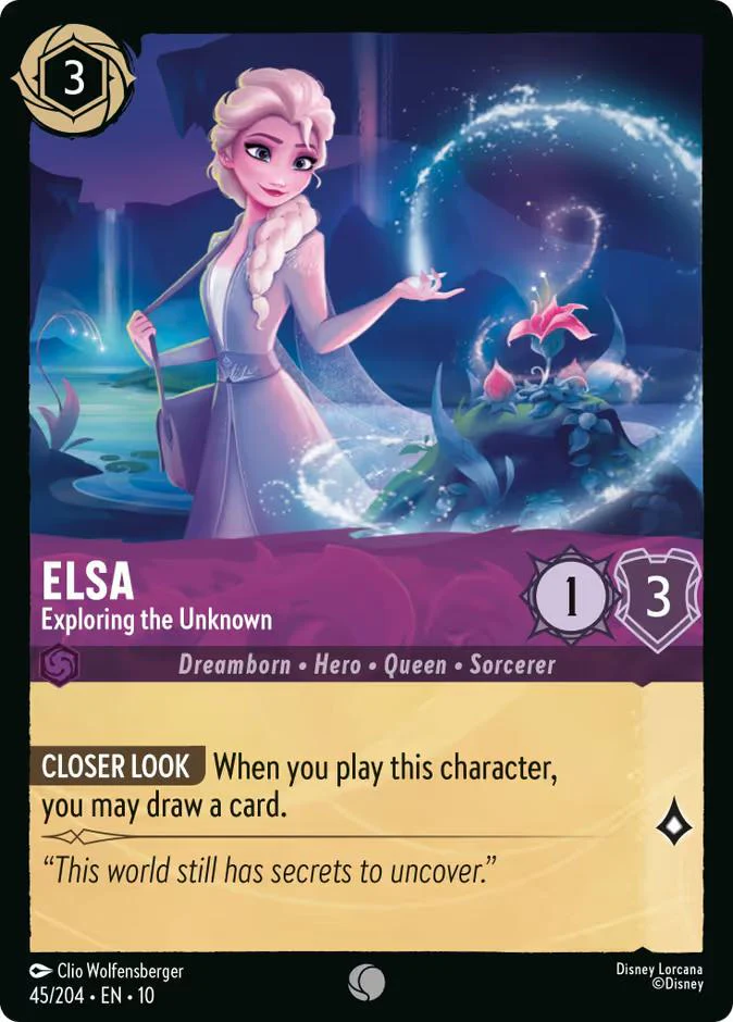 Elsa - Exploring the Unknown - 45/204 [Whispers in the Well] [Non-Foil]