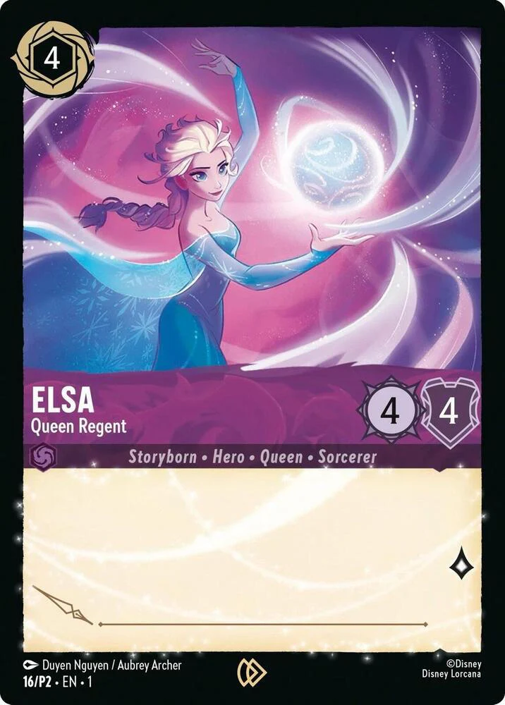 Elsa - Queen Regent - 16/P2 [Disney Lorcana Promo Cards] [Non-Foil]