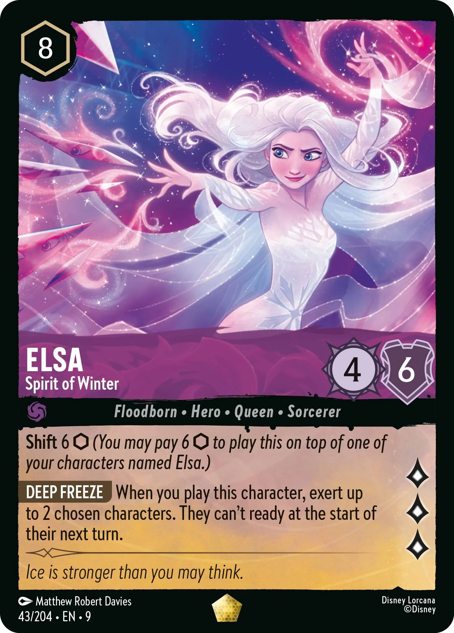 Elsa - Spirit of Winter - 43/204 [Fabled] [Non-Foil]