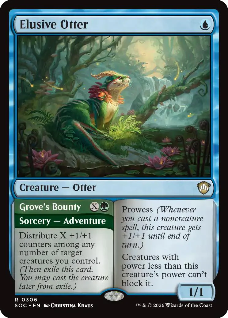 Elusive Otter [306] [Secrets of Strixhaven: Commander] [Non-Foil]