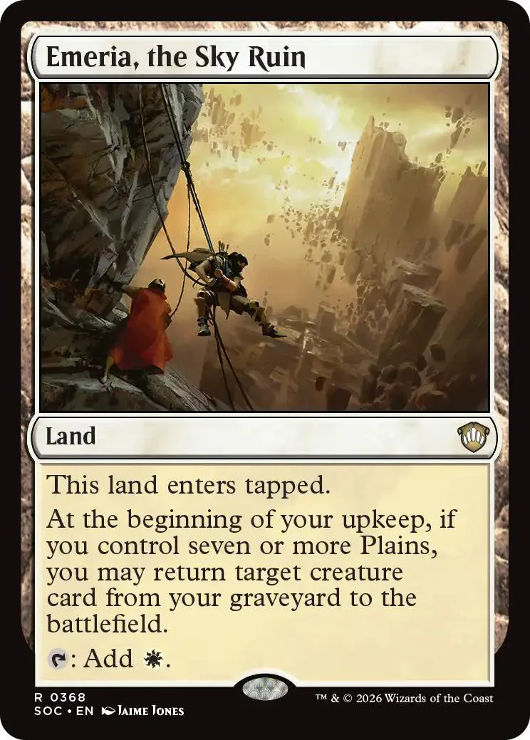 Emeria, the Sky Ruin [368] [Secrets of Strixhaven: Commander] [Non-Foil]