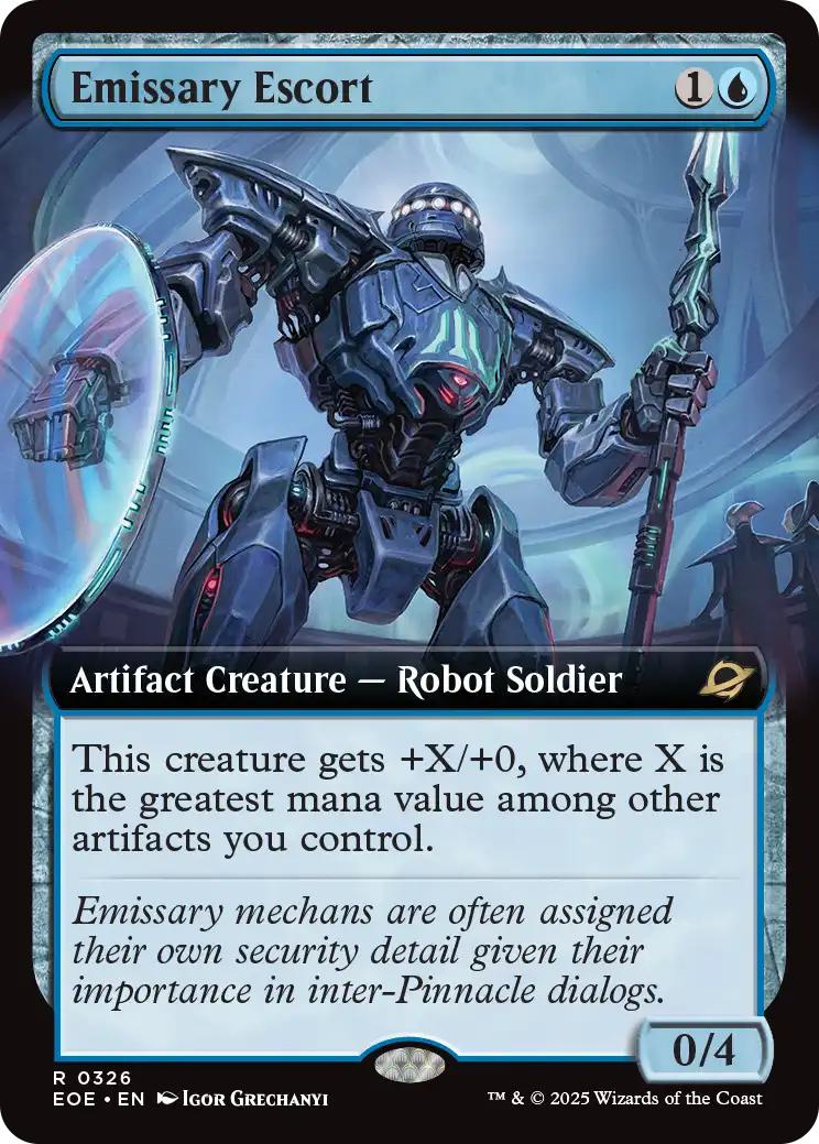 Emissary Escort [326] [Extended Art] [Edge of Eternities] [Non-Foil]
