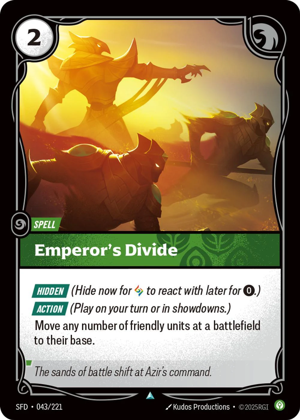 Emperor's Divide - 043/221 [Spiritforged] [Non Foil]