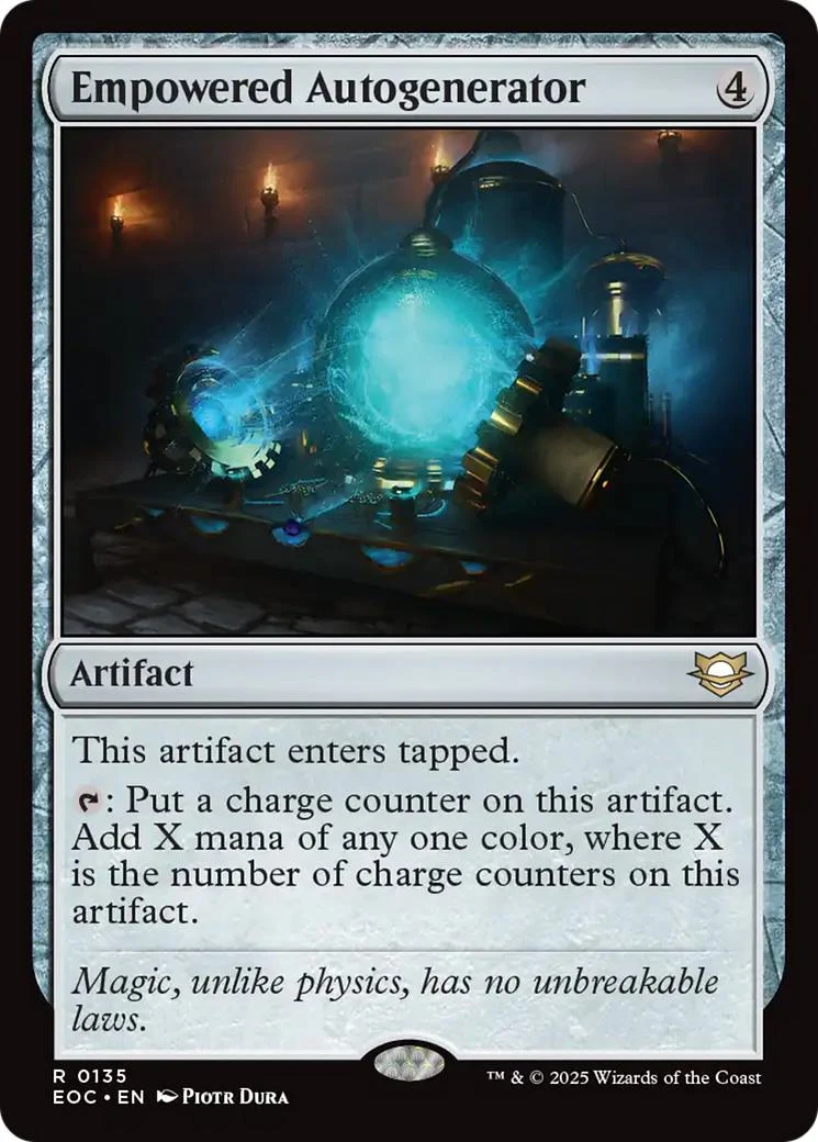 Empowered Autogenerator [135] [Edge of Eternities: Commander] [Non-Foil]