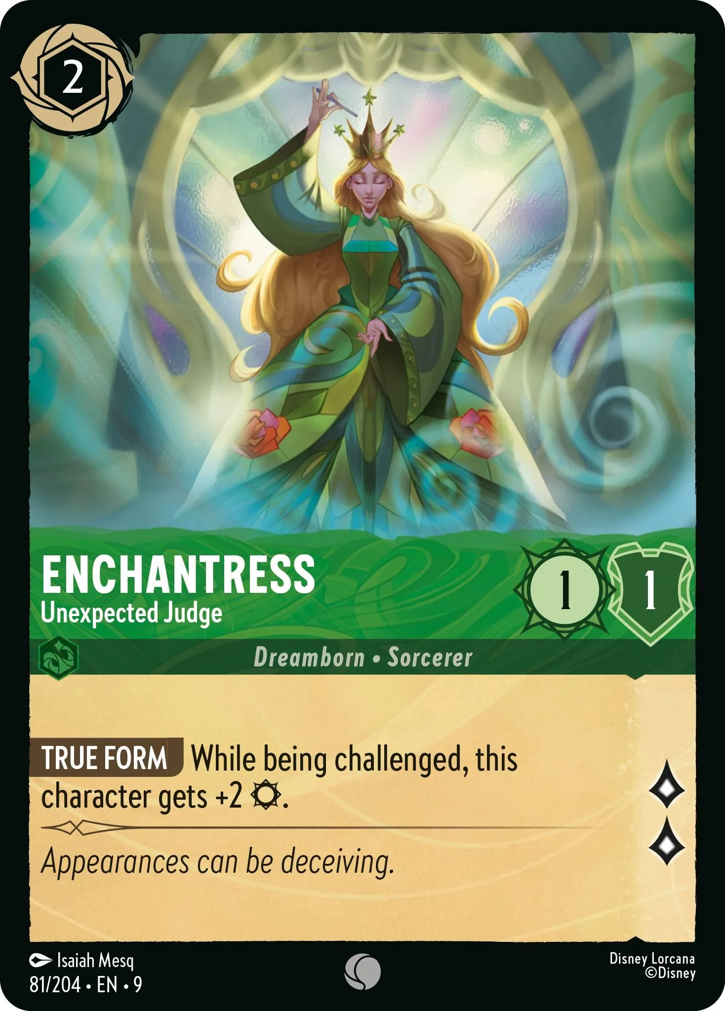Enchantress - Unexpected Judge - 81/204 [Fabled] [Non-Foil]