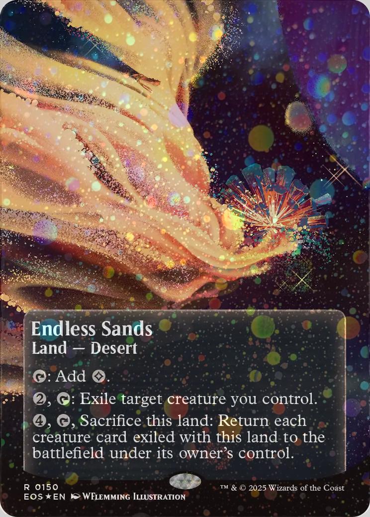Endless Sands [150] [Borderless] [Poster] [Edge of Eternities: Stellar Sights] [Galaxy Foil]