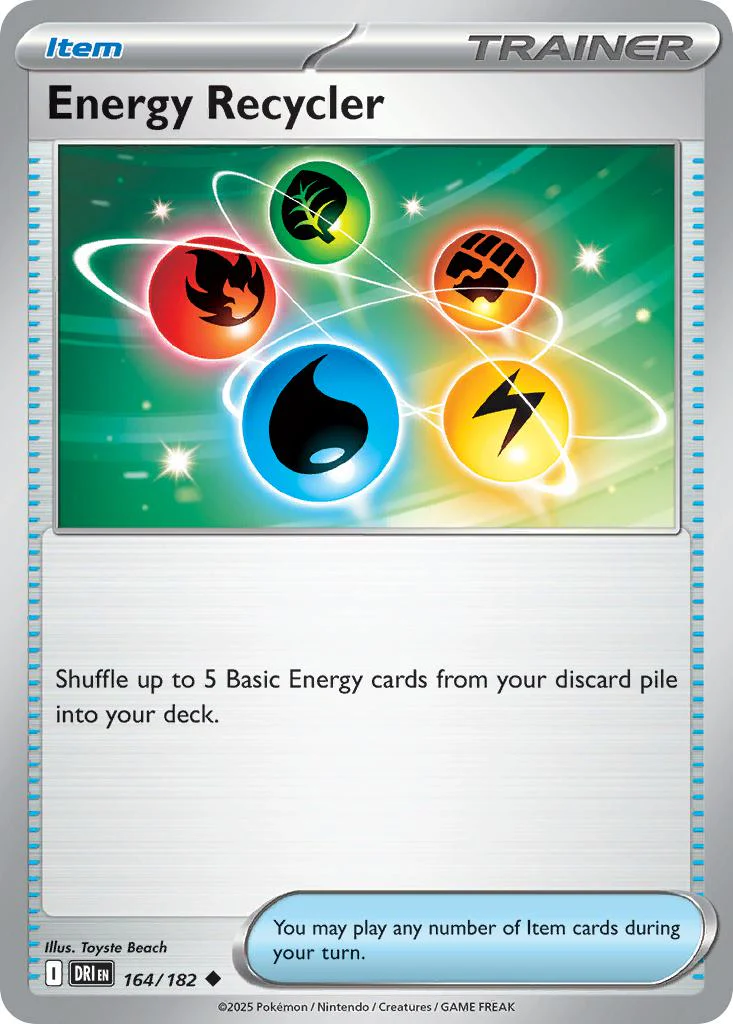 Energy Recycler - 164/182 - Uncommon [sv10-164] [Non-Holo]