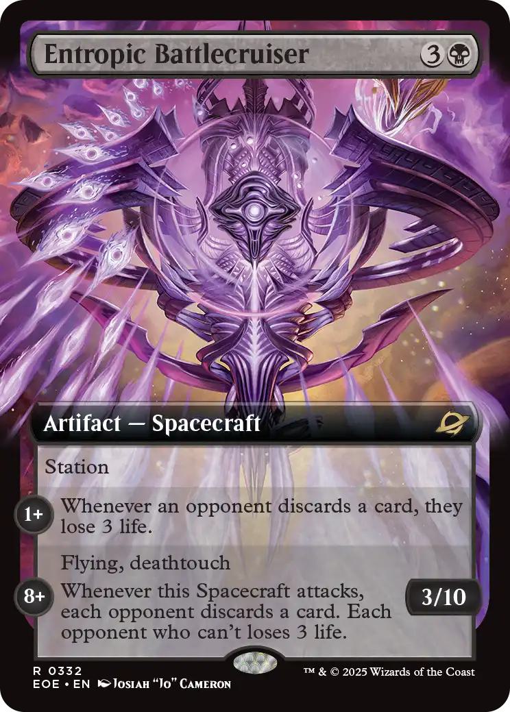 Entropic Battlecruiser [332] [Extended Art] [Edge of Eternities] [Non-Foil]