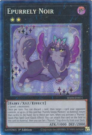 Epurrely Noir - RA04-EN071 - Collector's Rare - 1st Edition