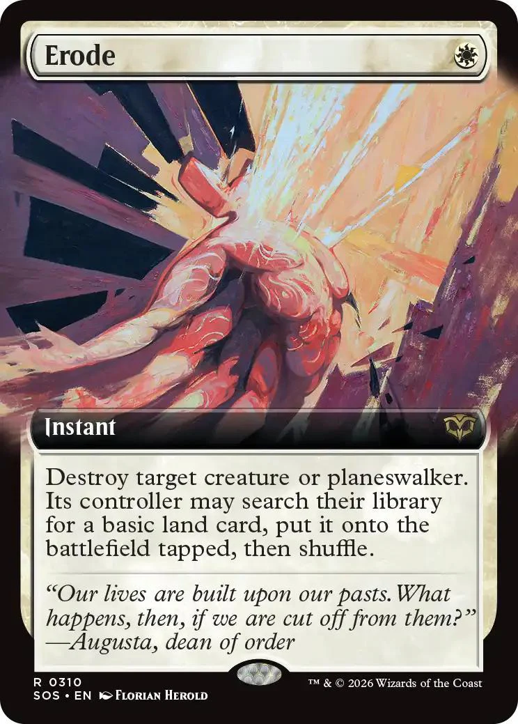 Erode [310] [Extended Art] [Secrets of Strixhaven] [Non-Foil]