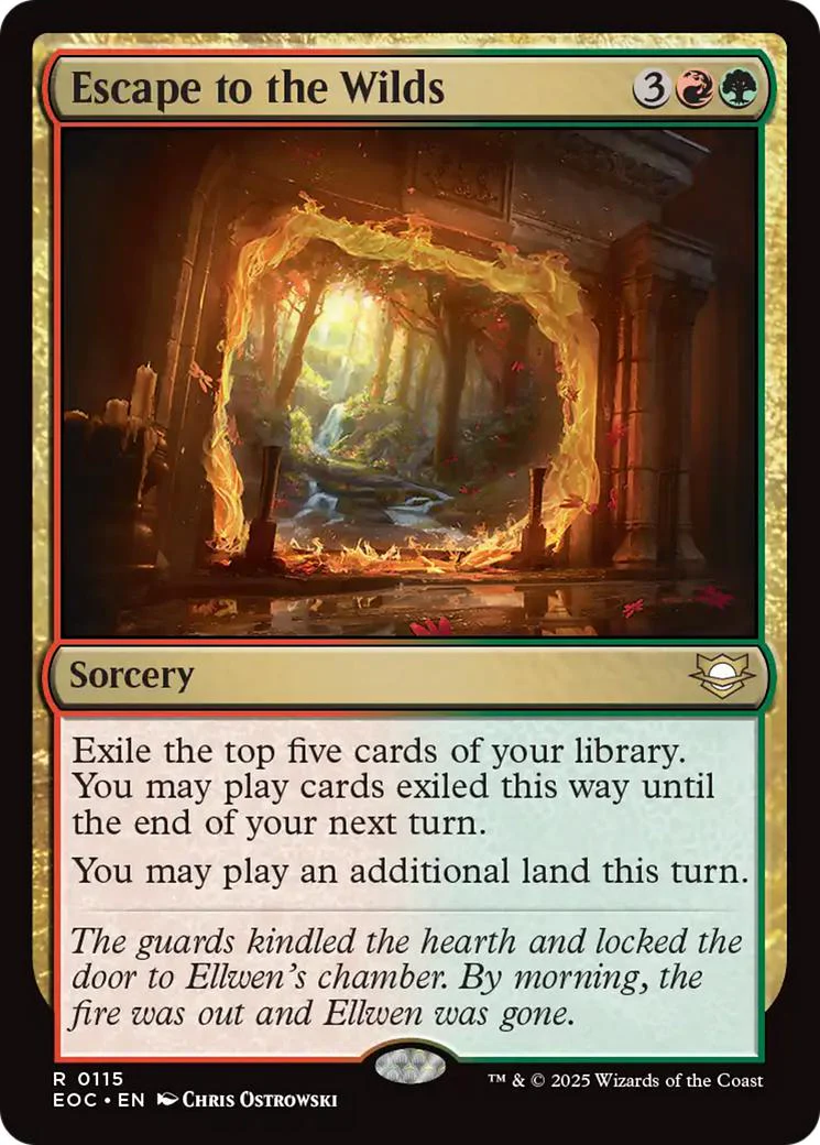 Escape to the Wilds [115] [Edge of Eternities: Commander] [Non-Foil]