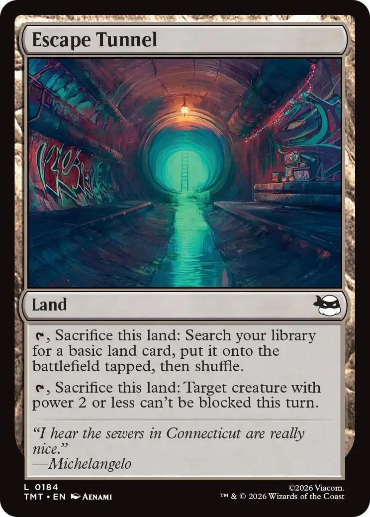 Escape Tunnel [184] [Teenage Mutant Ninja Turtles] [Non-Foil]