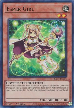 Esper Girl - RA04-EN006 - Ultra Rare - 1st Edition
