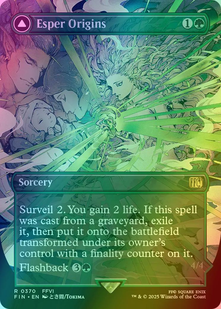 Esper Origins // Summon: Esper Maduin [370] [Borderless] [FINAL FANTASY] [Foil]