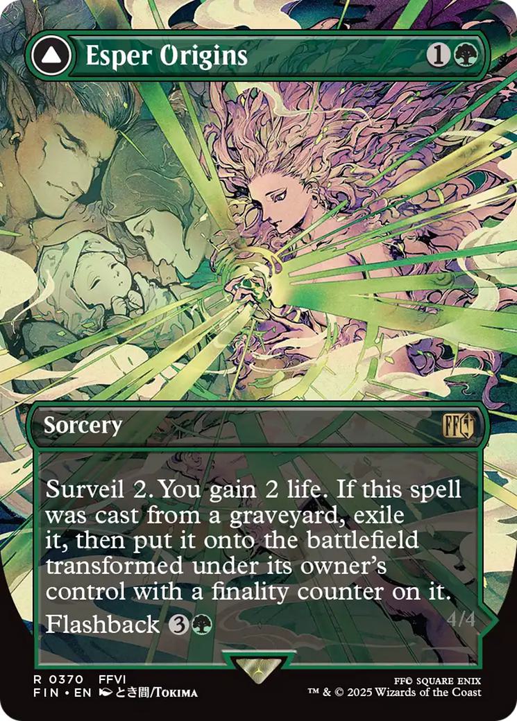 Esper Origins // Summon: Esper Maduin [370] [Borderless] [FINAL FANTASY] [Non-Foil]