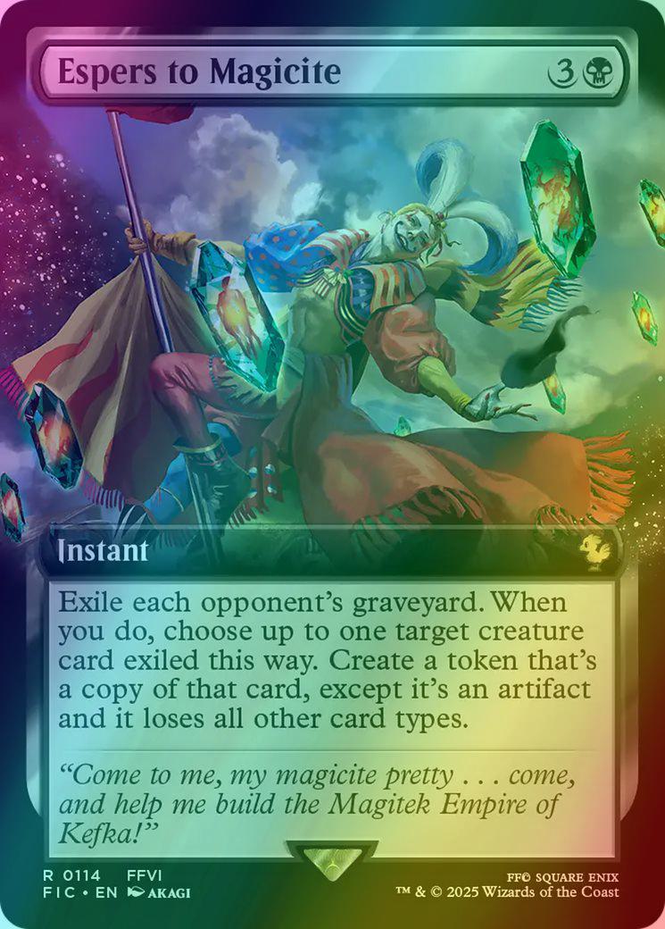 Espers to Magicite [114] [Extended Art] [FINAL FANTASY: Commander] [Foil]