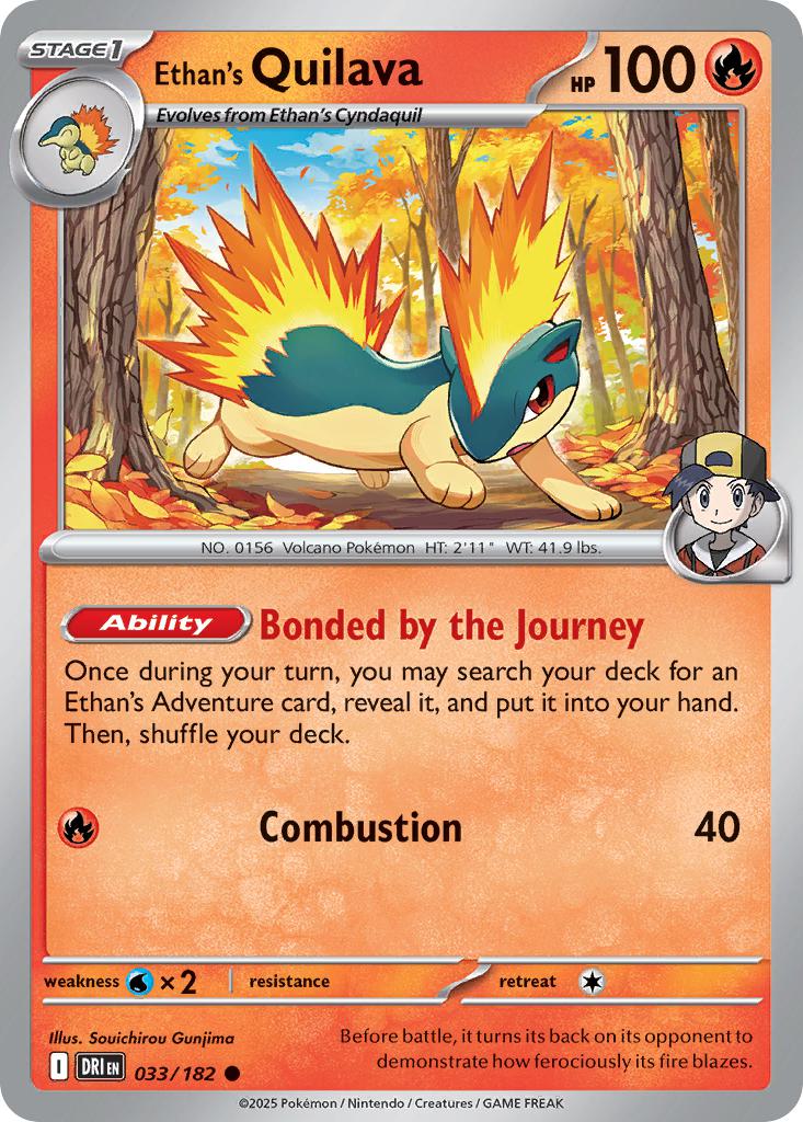 Ethan's Quilava - 033/182 - Common [sv10-033] [Non-Holo]