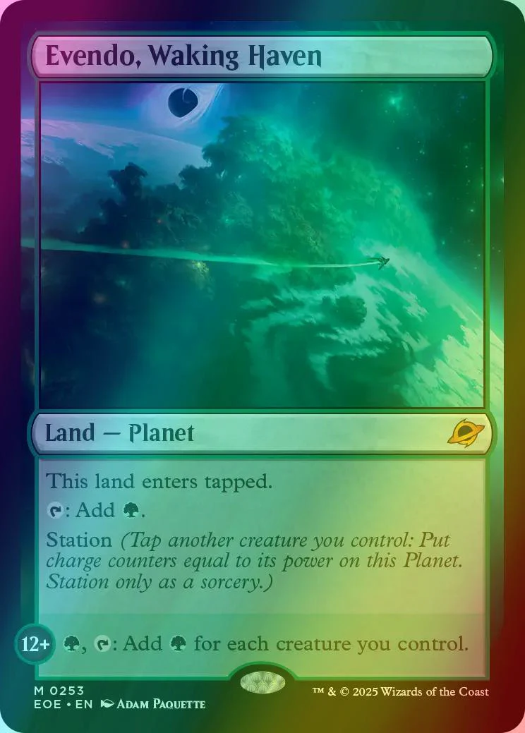Evendo, Waking Haven [253] [Edge of Eternities] [Foil]