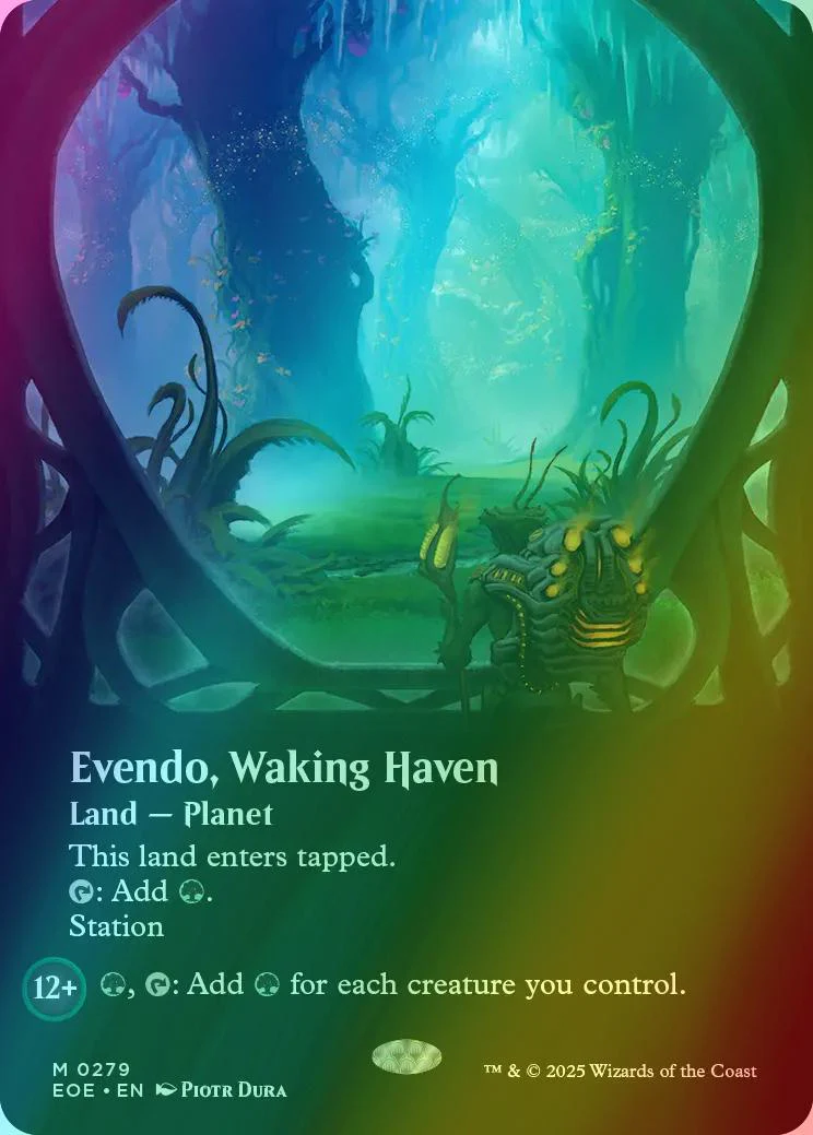 Evendo, Waking Haven [279] [Borderless] [Viewport] [Edge of Eternities] [Foil]