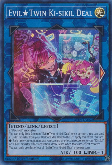 Evil★Twin Ki-sikil Deal - ALIN-EN052 - Super Rare - 1st Edition