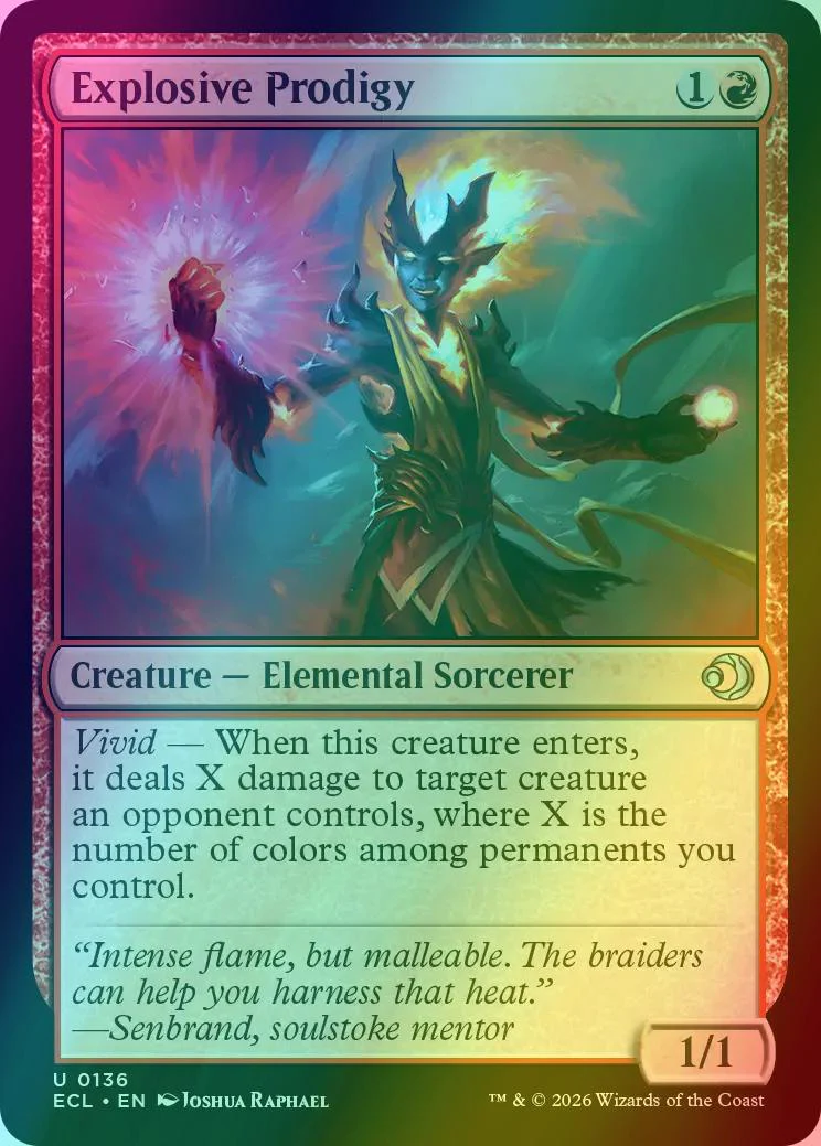 Explosive Prodigy [136] [Lorwyn Eclipsed] [Foil]