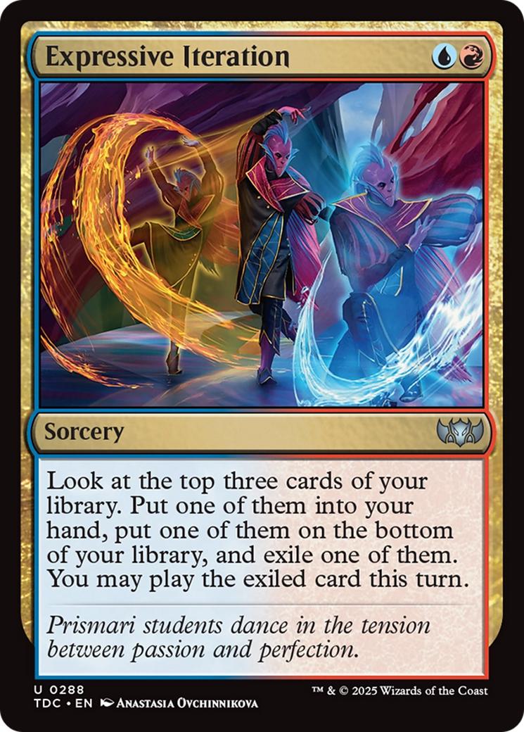 Expressive Iteration [288] [Tarkir: Dragonstorm: Commander] [Non-Foil]
