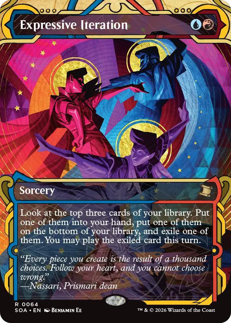 Expressive Iteration [64] [Showcase] [Secrets of Strixhaven: Mystical Archive] [Non-Foil]
