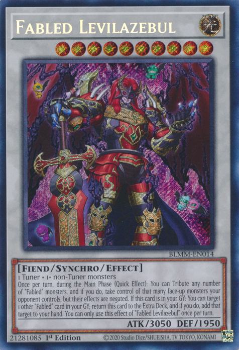 Fabled Levilazebul - BLMM-EN014 - Secret Rare - 1st Edition