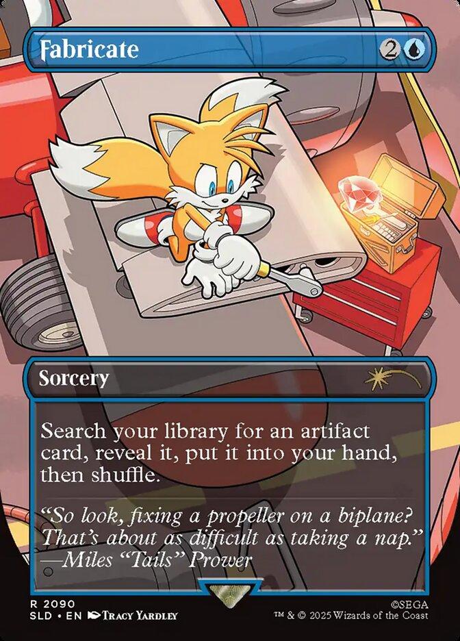 Fabricate [2090] [Borderless] [Secret Lair X Sonic: Chasing Adventure] [Secret Lair Drop] [Non-Foil]