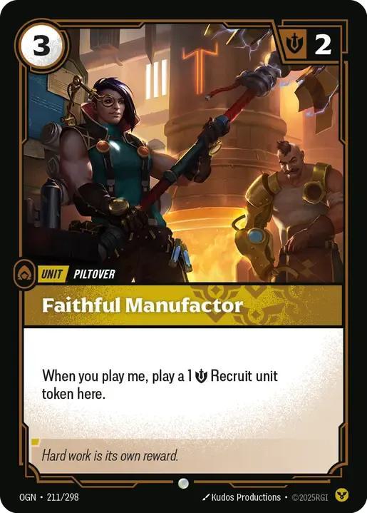 Faithful Manufactor - 211/298 [Origins] [Non-Foil]