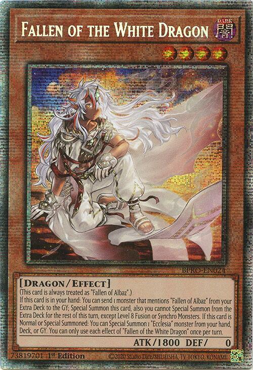 Fallen of the White Dragon - BPRO-EN024 - Starlight Rare - 1st Edition