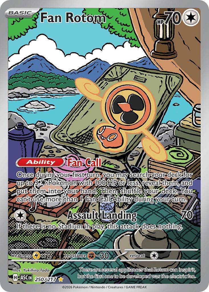 Fan Rotom - 250/217 - Illustration Rare [me025-250] [Ultra]