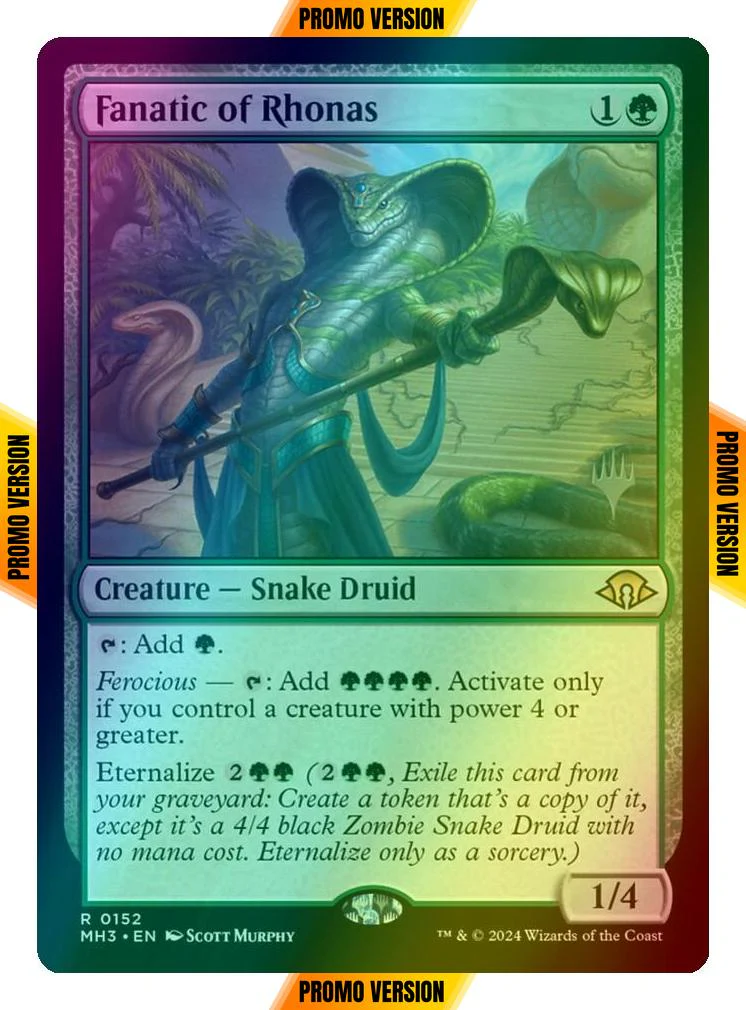 Fanatic of Rhonas [152p] [Promo Pack] [Modern Horizons 3 Promos] [Foil]