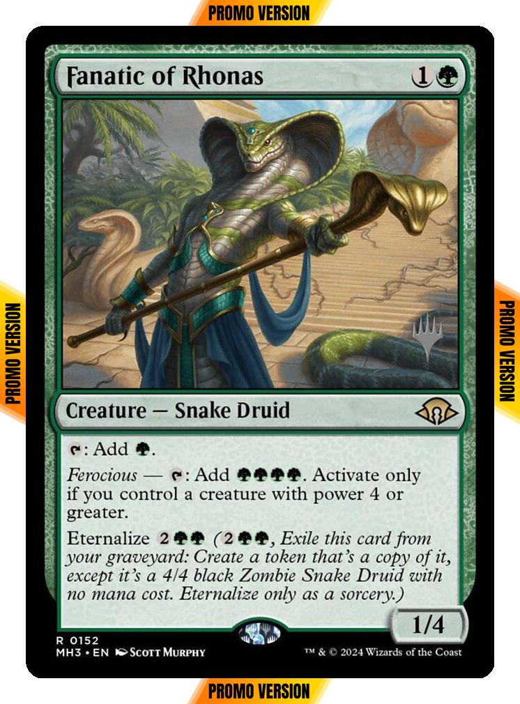 Fanatic of Rhonas [152p] [Promo Pack] [Modern Horizons 3 Promos] [Non-Foil]