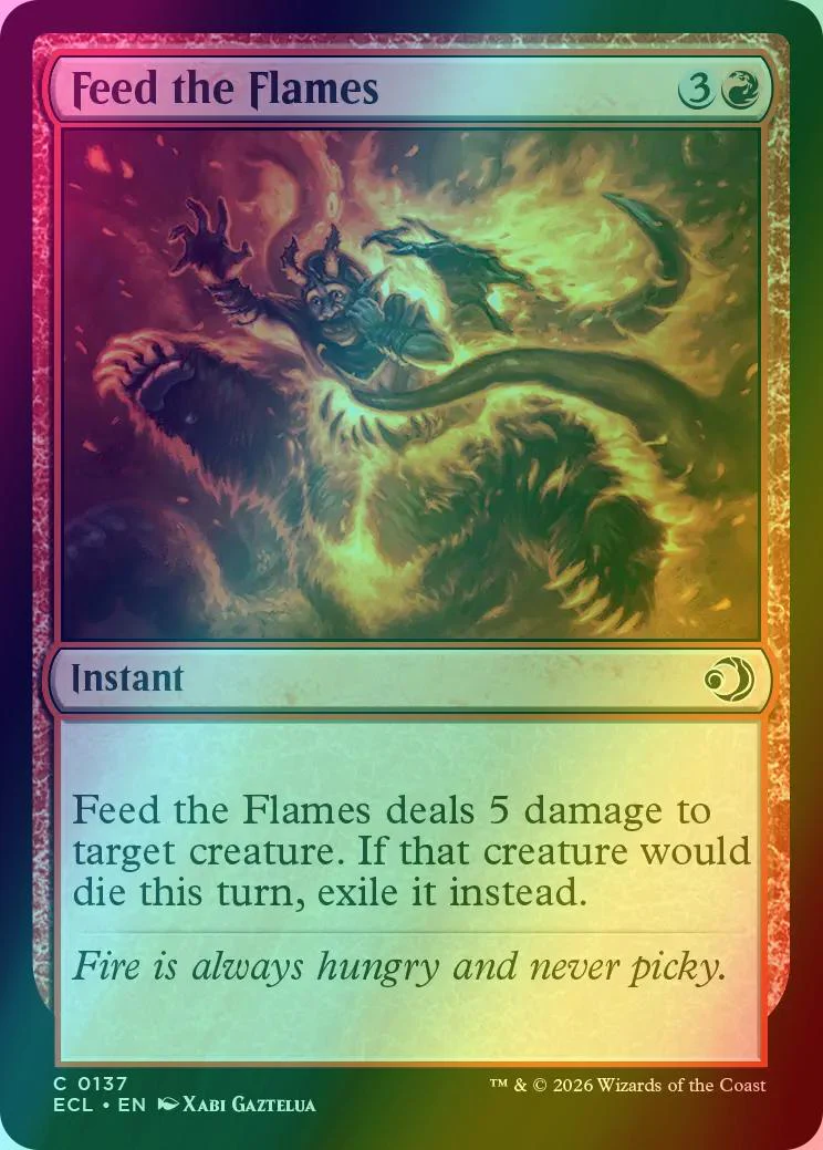 Feed the Flames [137] [Lorwyn Eclipsed] [Foil]