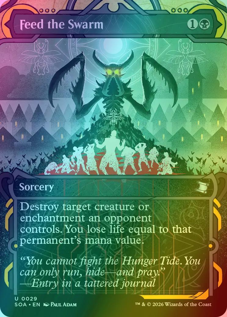 Feed the Swarm [29] [Showcase] [Secrets of Strixhaven: Mystical Archive] [Foil]