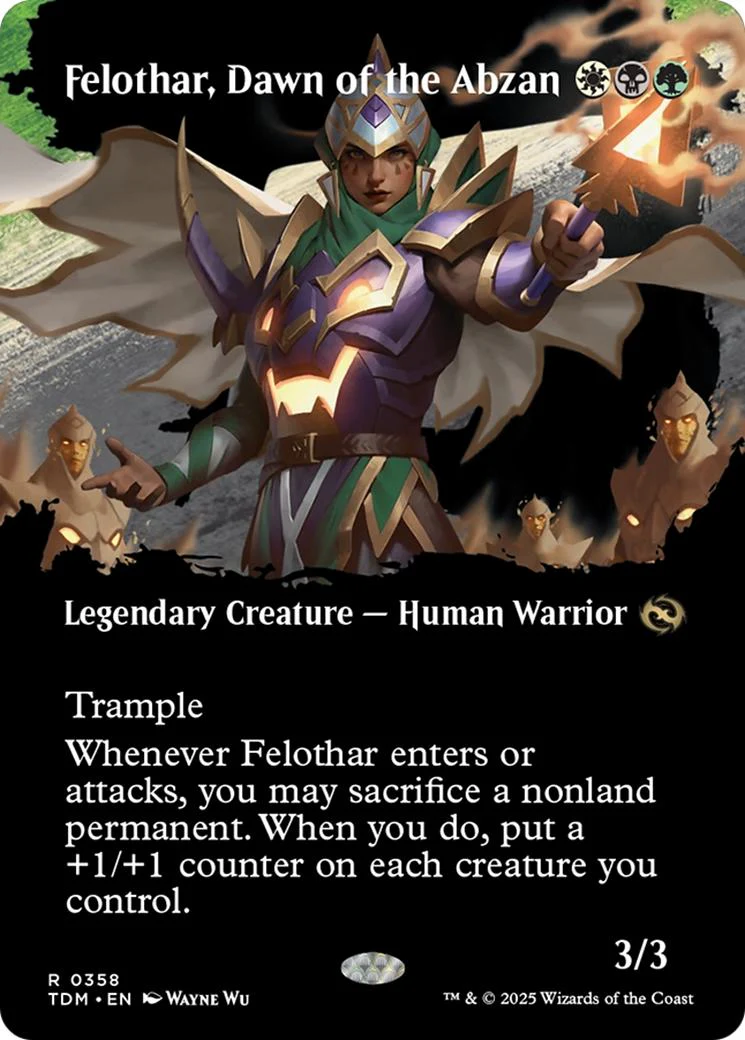 Felothar, Dawn of the Abzan [358] [Borderless] [Clan] [Tarkir: Dragonstorm] [Non-Foil]