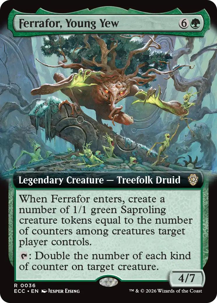Ferrafor, Young Yew [36] [Extended Art] [Lorwyn Eclipsed: Commander] [Non-Foil]