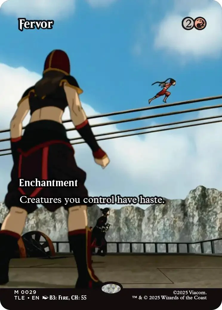 Fervor [29] [Borderless] [Source Material] [Avatar: The Last Airbender Eternal] [Non-Foil]