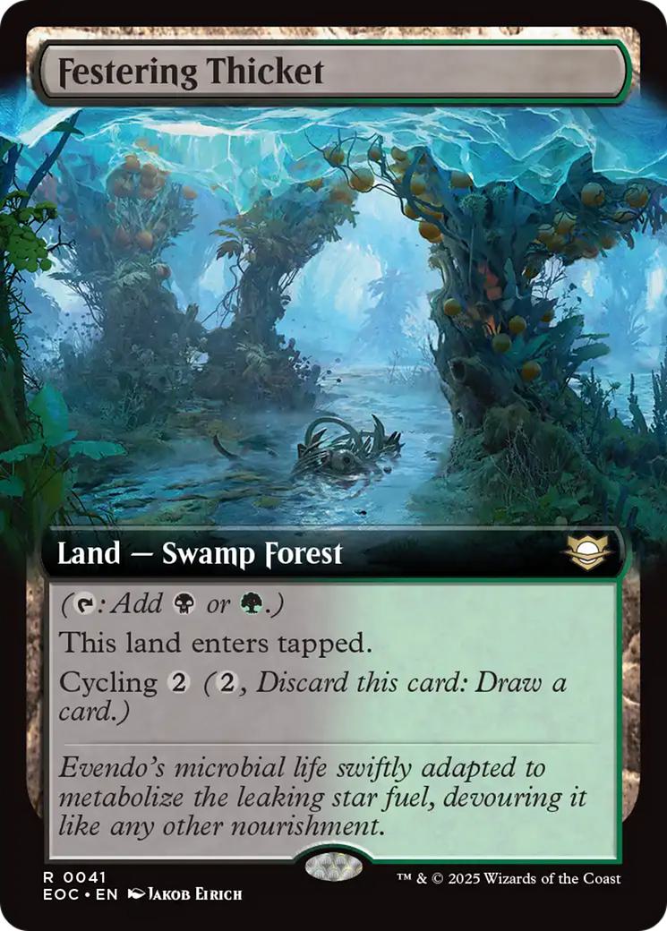 Festering Thicket [41] [Extended Art] [Edge of Eternities: Commander] [Non-Foil]