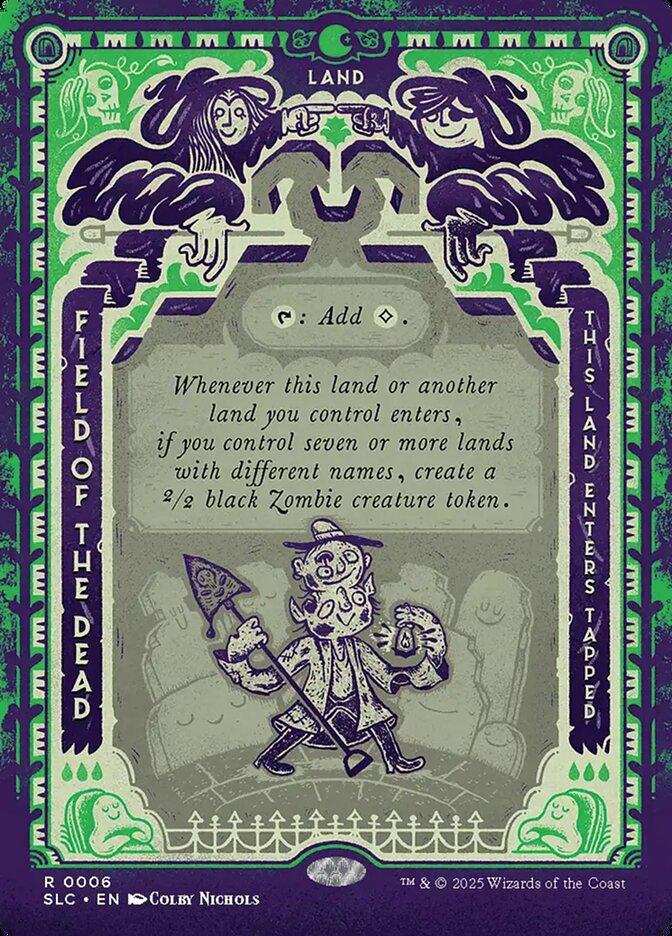 Field of the Dead [0006] [Borderless] [Encyclopedia of Magic] [Secret Lair Countdown] [Non-Foil]