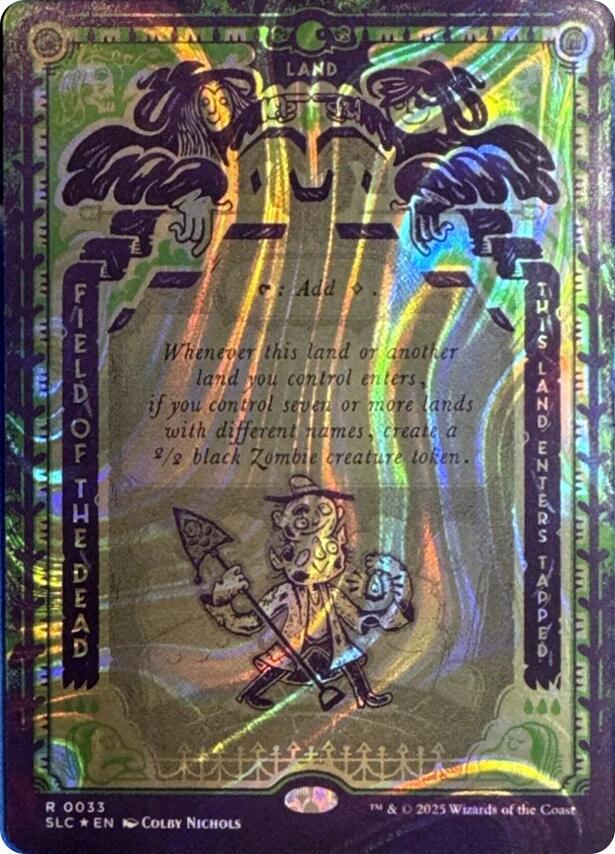 Field of the Dead [0033] [Borderless] [Encyclopedia of Magic] [Secret Lair Countdown] [Halo Foil]